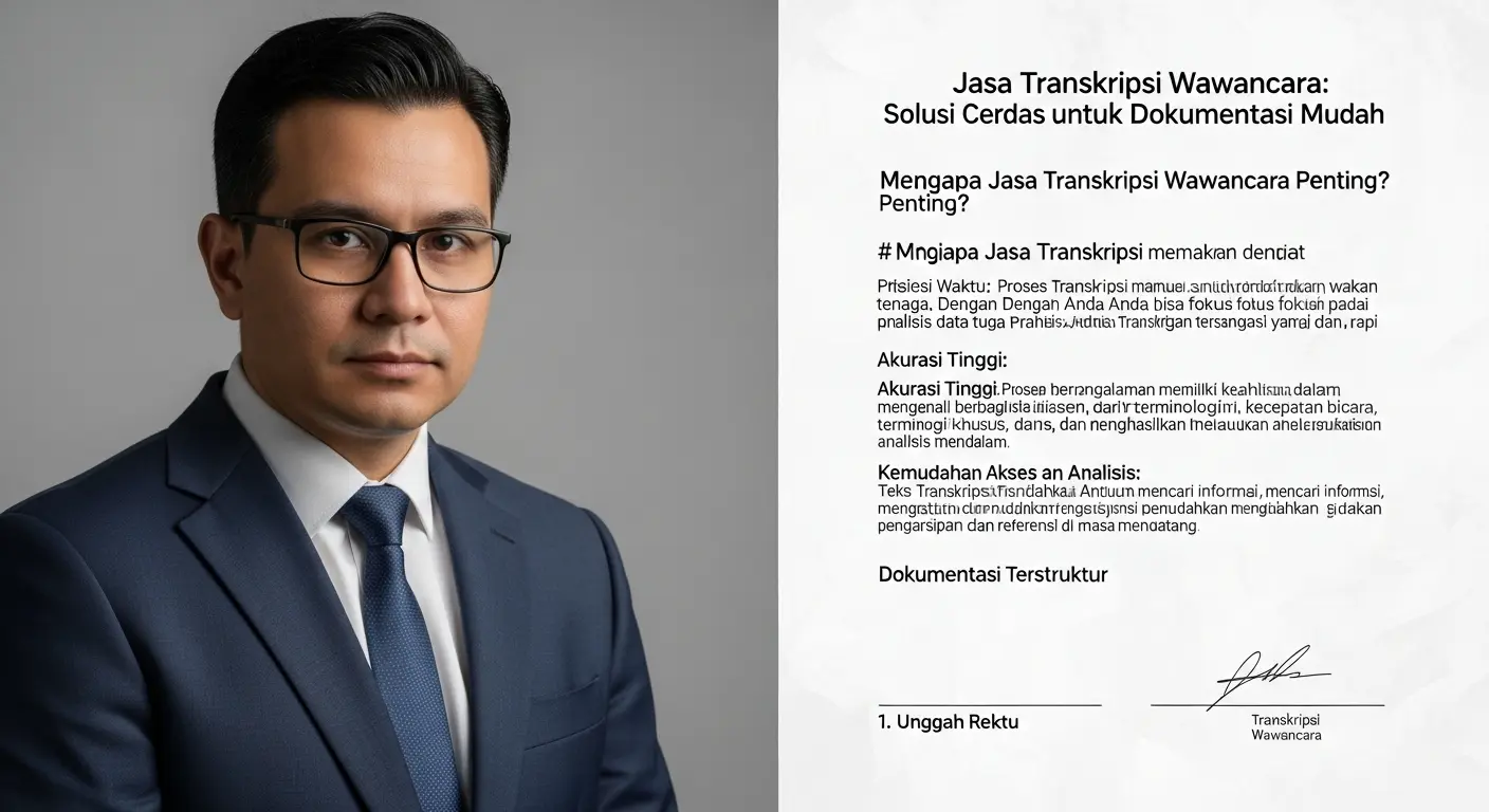 Jasa Transkripsi Wawancara: Solusi Cerdas untuk Dokumentasi Mudah
