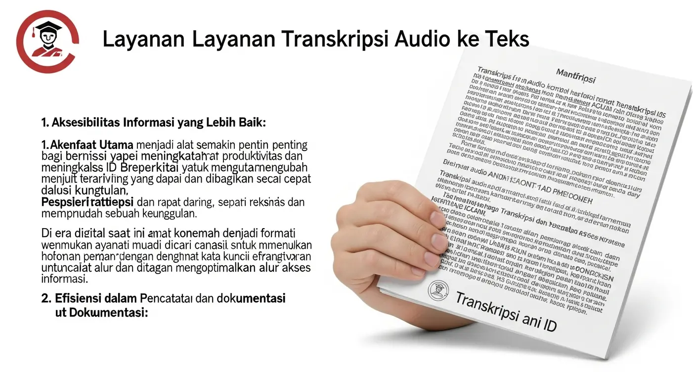 Meningkatkan Produktivitas dengan Layanan Transkripsi Audio ke Teks