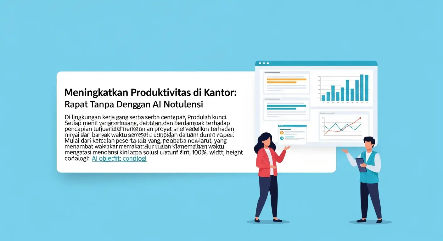Meningkatkan Produktivitas di Kantor: Rapat Tanpa Delay, Catatan dengan AI Notulensi