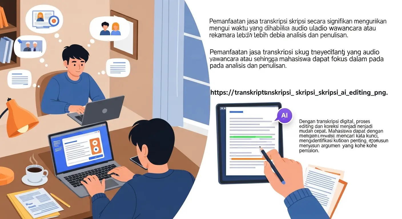 Jasa Transkripsi Skripsi: Meningkatkan Efisiensi Belajar
