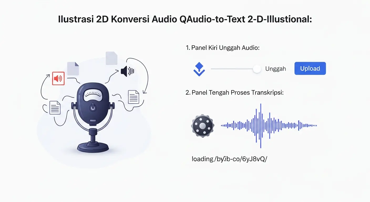 Mudahnya Upload Audio Jadi Teks Indonesia