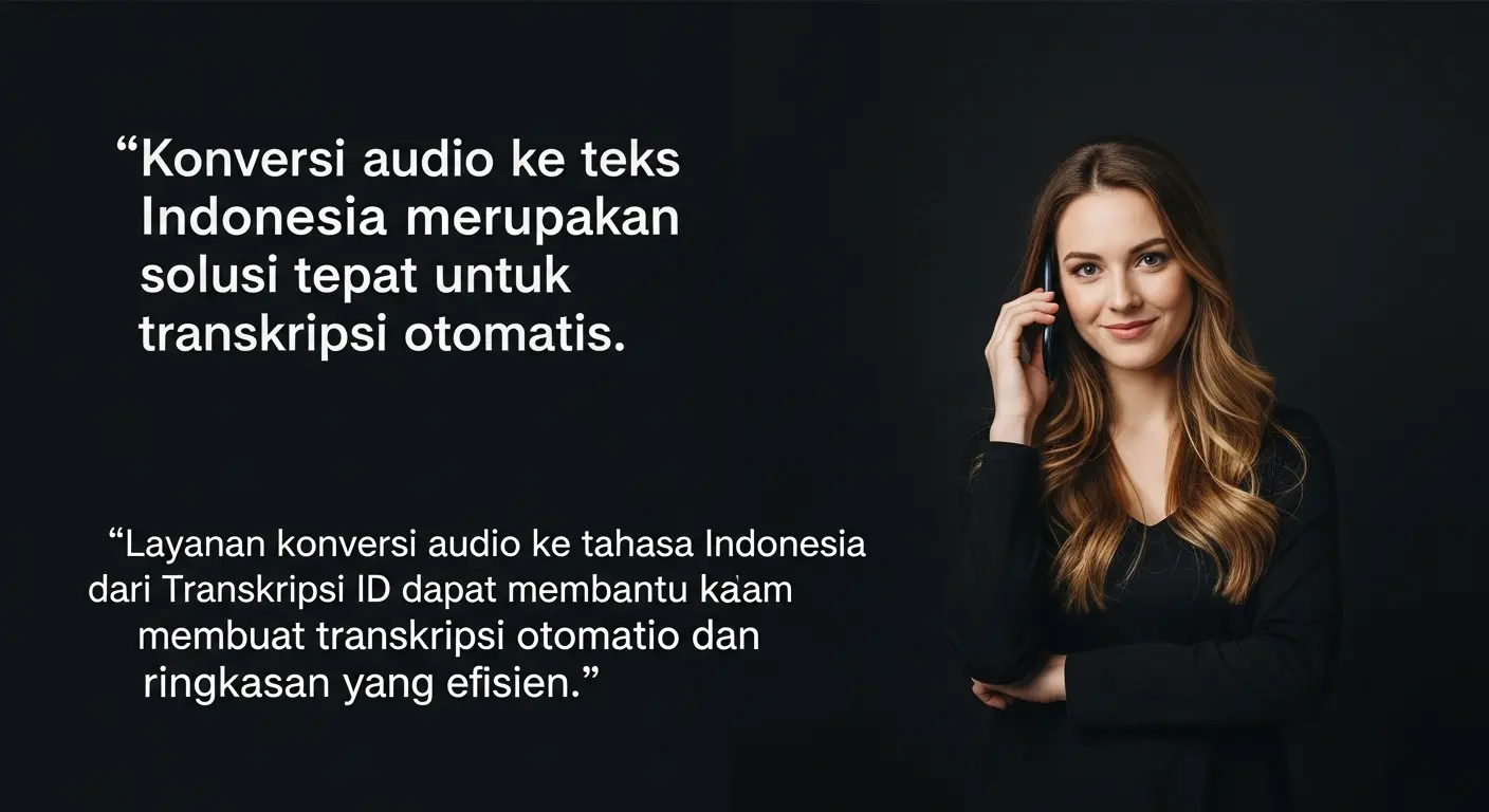 Konversi Audio ke Teks Bahasa Indonesia: Solusi Tepat untuk Transkripsi Otomatis