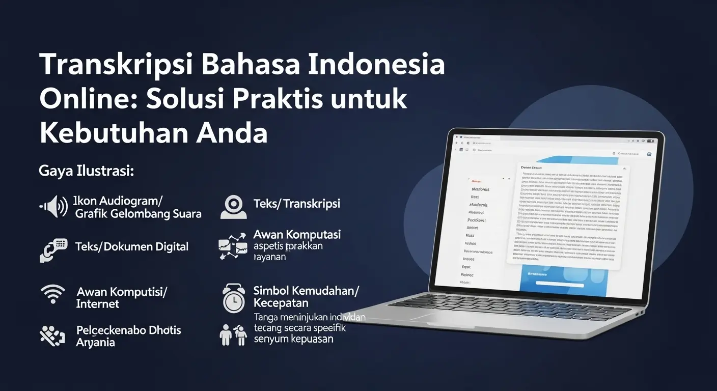 Transkripsi Bahasa Indonesia Online: Solusi Praktis untuk Kebutuhan Anda