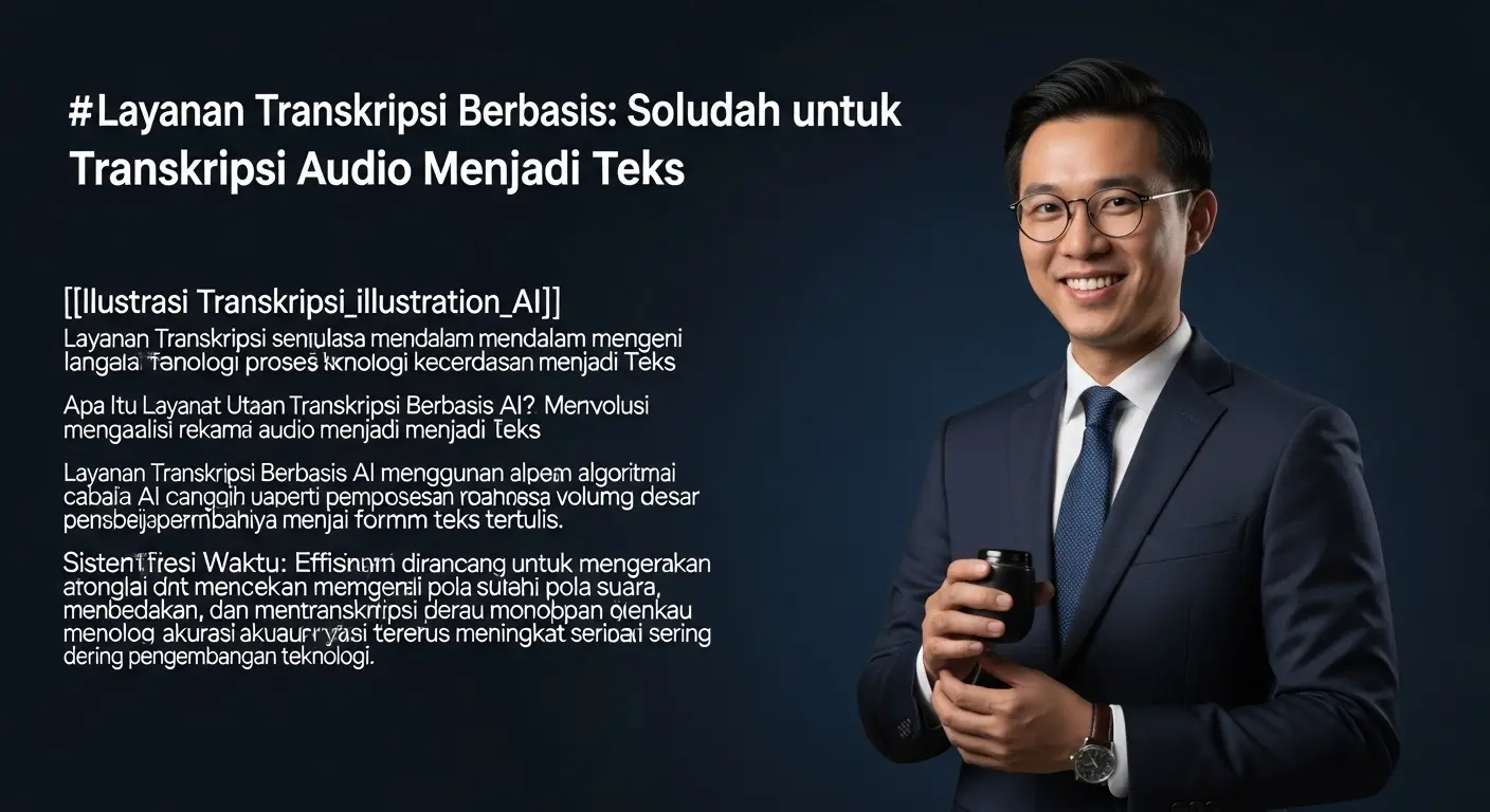 Layanan Transkripsi Berbasis AI: Solusi Mudah untuk Transkripsi