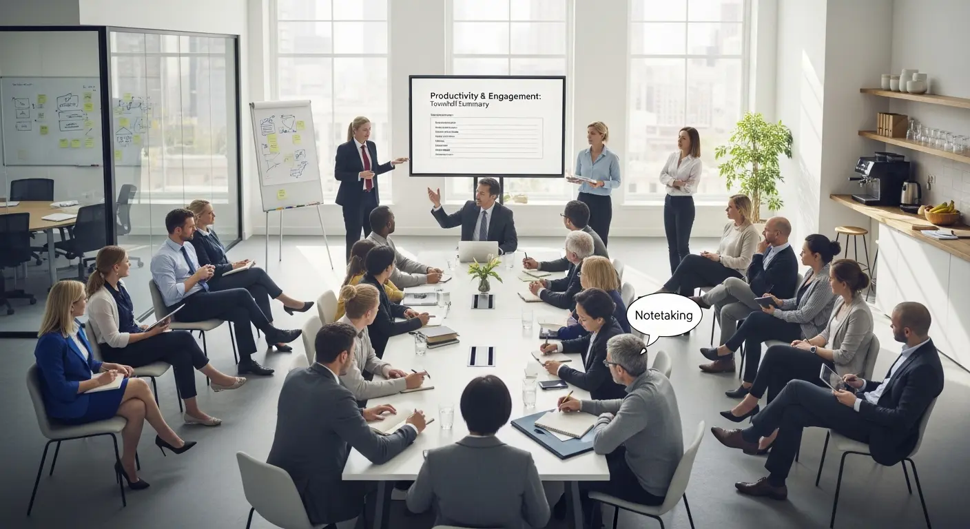 Produktivitas di Kantor: Mitos dan Realitas Dengan Notulensi Townhall Meeting