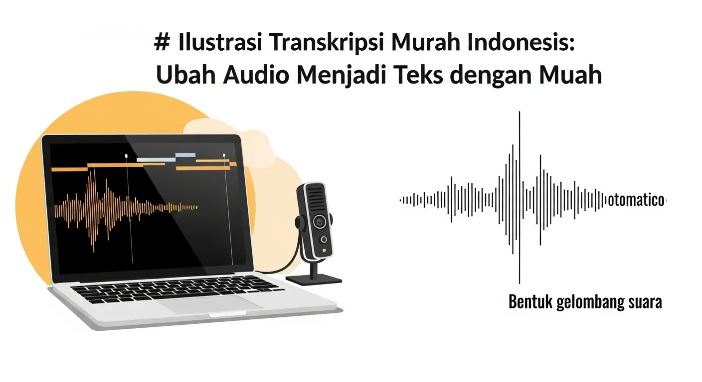 Jasa Transkripsi Murah Indonesia: Dapatkan Transkripsi Otomatis dengan Mudah