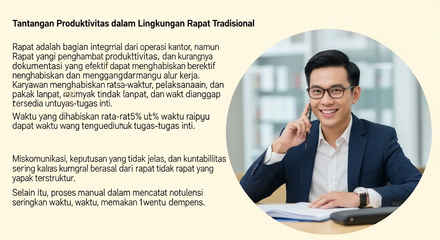 Meningkatkan Produktivitas di Kantor dengan Rapat Singkat dan AI Notulensi