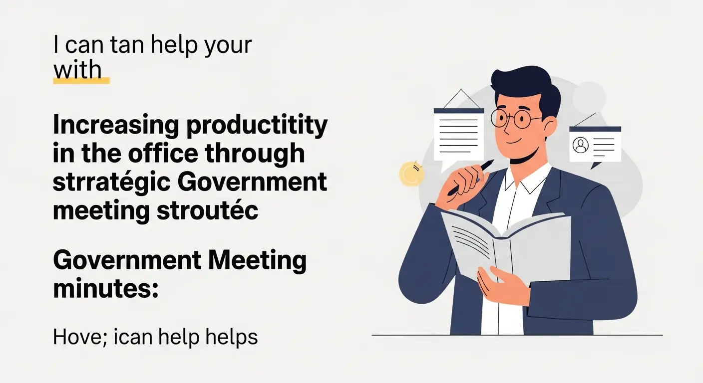 Meningkatkan Produktivitas di Kantor: Notulensi Rapat Strategis Pemerintahan