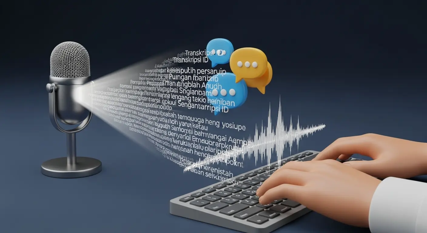 Konversi Audio ke Teks Bahasa Indonesia yang Efisien