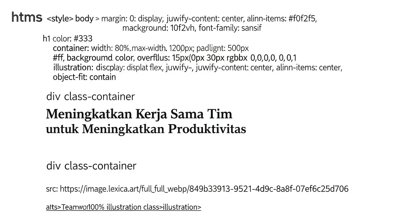 Meningkatkan Kerja Sama Tim untuk Meningkatkan Produktivitas
