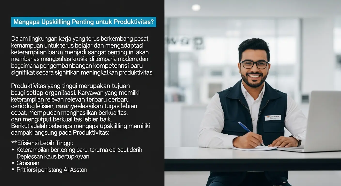 Kembangkan Keterampilan Baru untuk Tingkatkan Produktivitas di Kantor