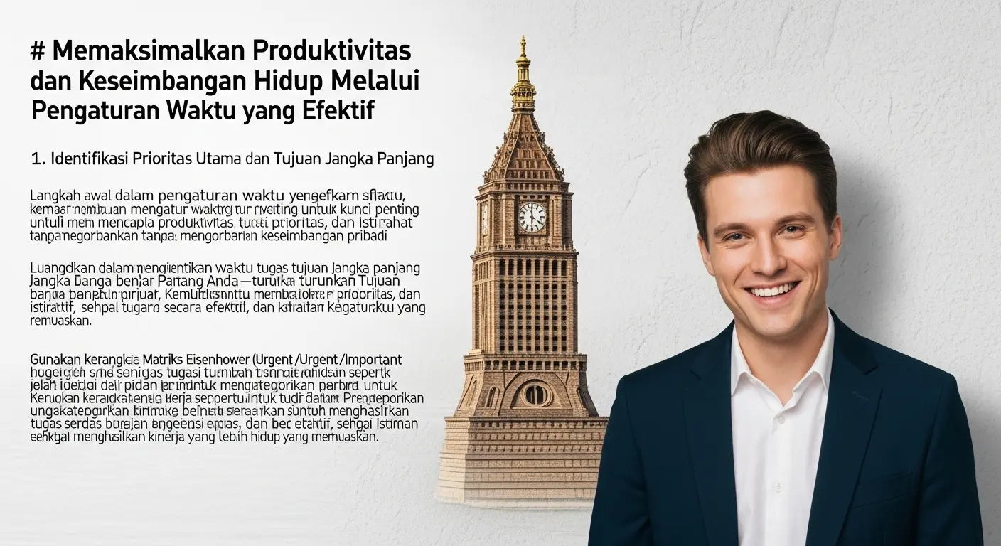 Mengatur Waktu untuk Produktivitas yang Optimal