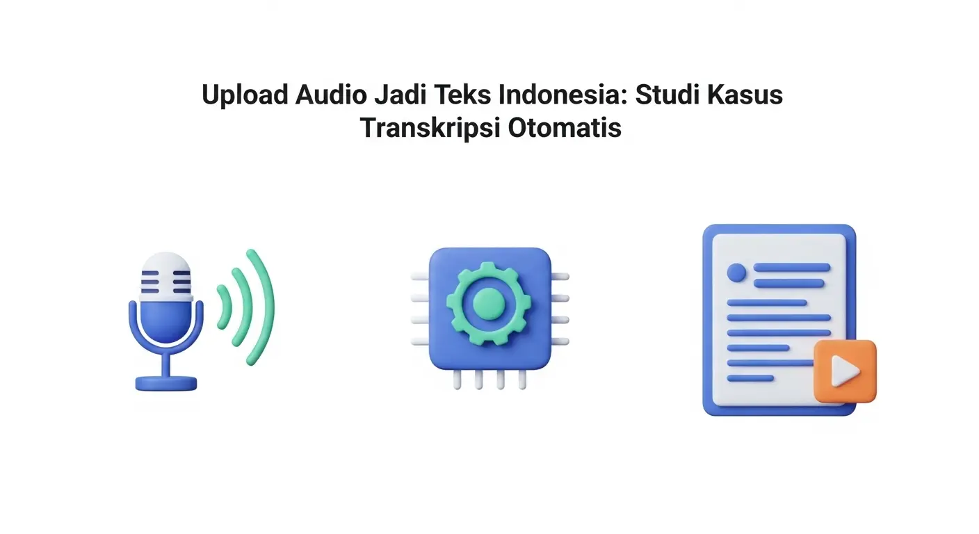 Upload Audio Jadi Teks Indonesia: Studi Kasus Transkripsi Otomatis
