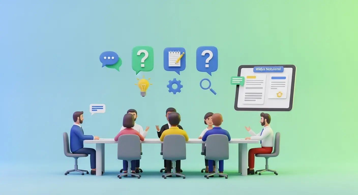 5 Pertanyaan Umum tentang Meeting dan Notulen Rapat