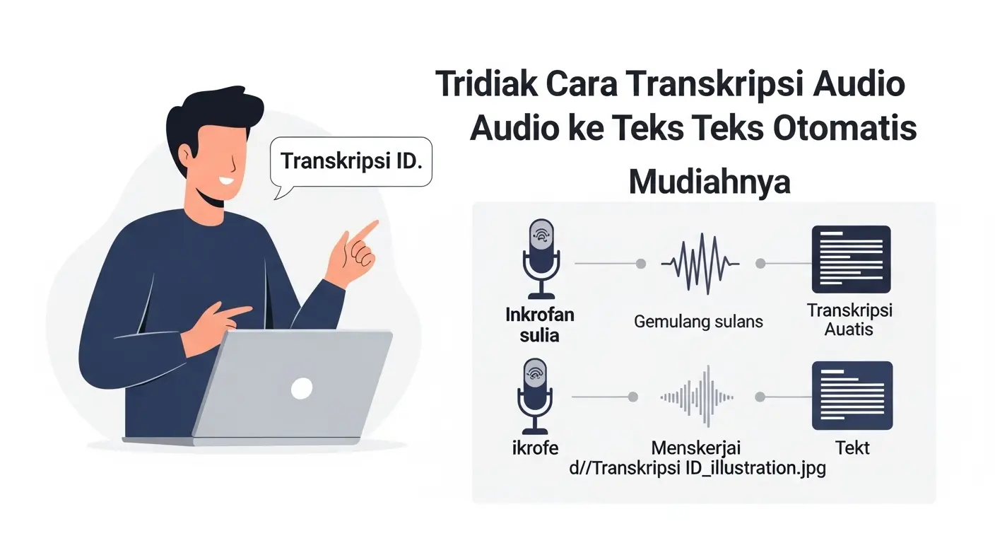 Mudahnya Cara Transkripsi Audio ke Teks Otomatis