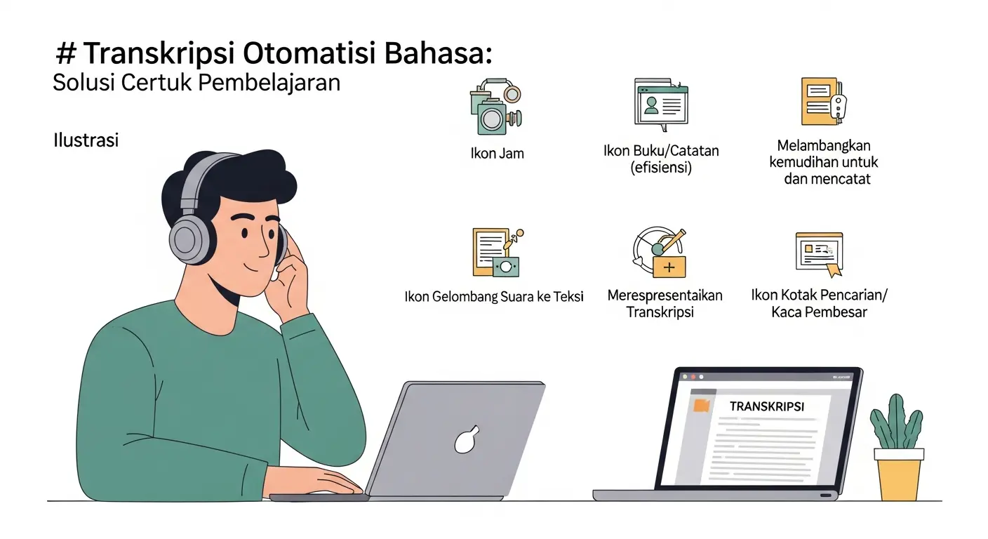 Transkripsi Otomatis Bahasa Indonesia: Solusi Cerdas untuk Pembelajaran