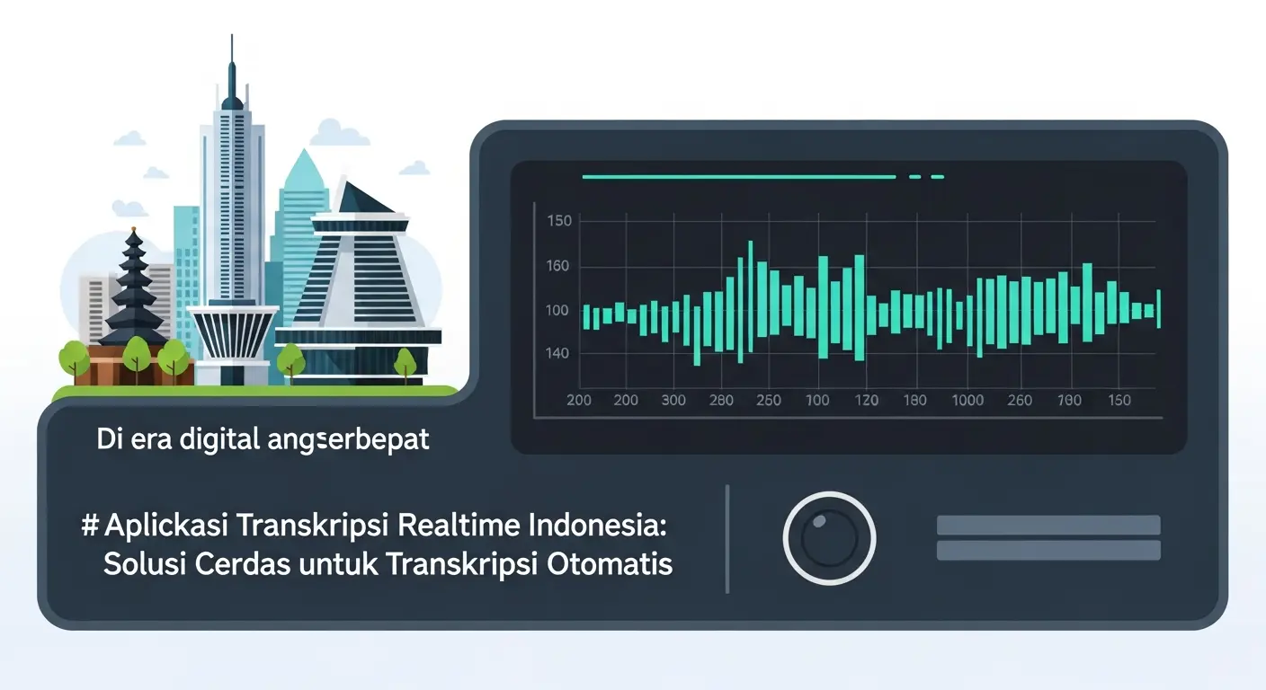 Aplikasi Transkripsi Realtime Indonesia: Solusi Cerdas untuk Transkripsi Otomatis