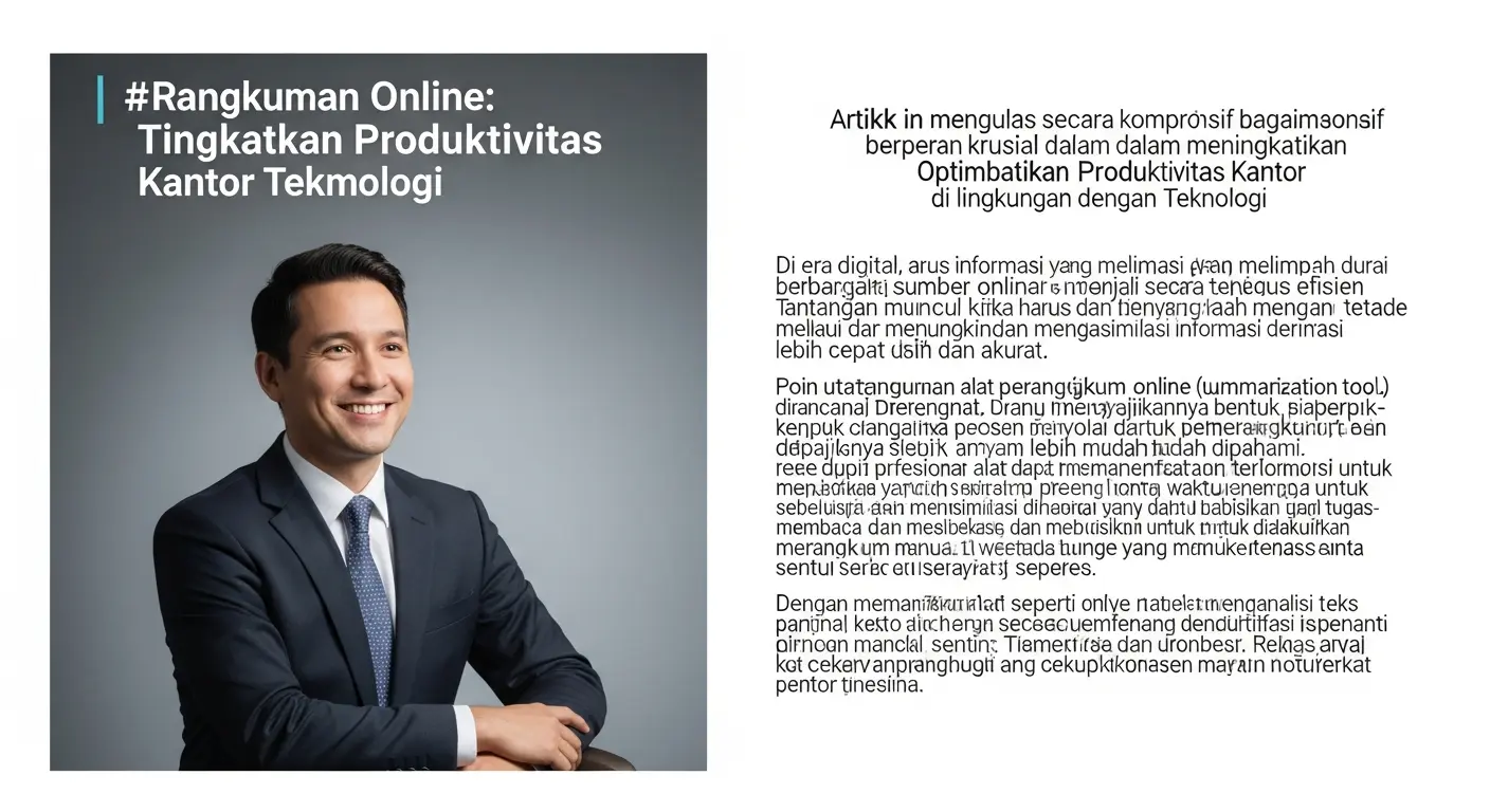 Merangkum Online: Cara Meningkatkan Produktivitas di Kantor