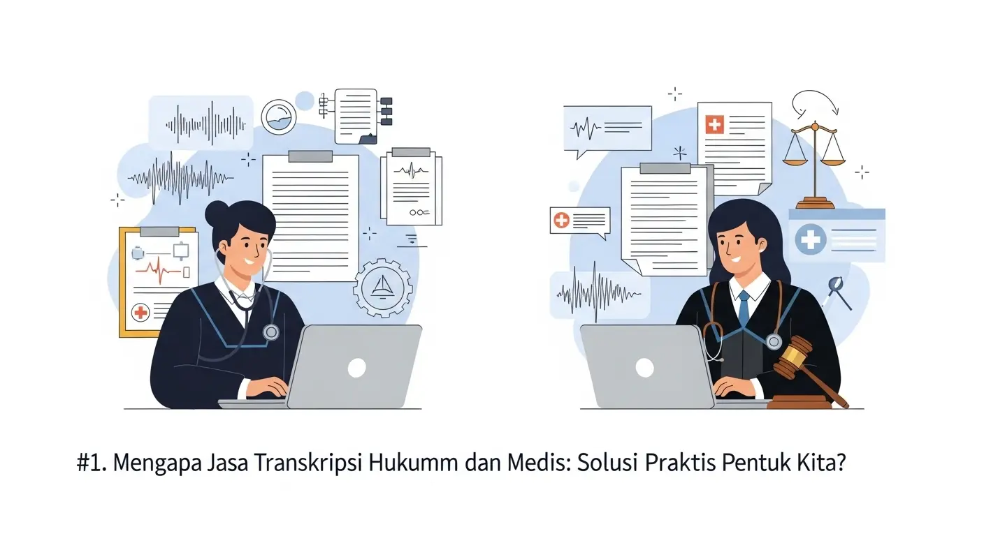 Jasa Transkripsi Hukum dan Medis: Solusi Praktis untuk Kita