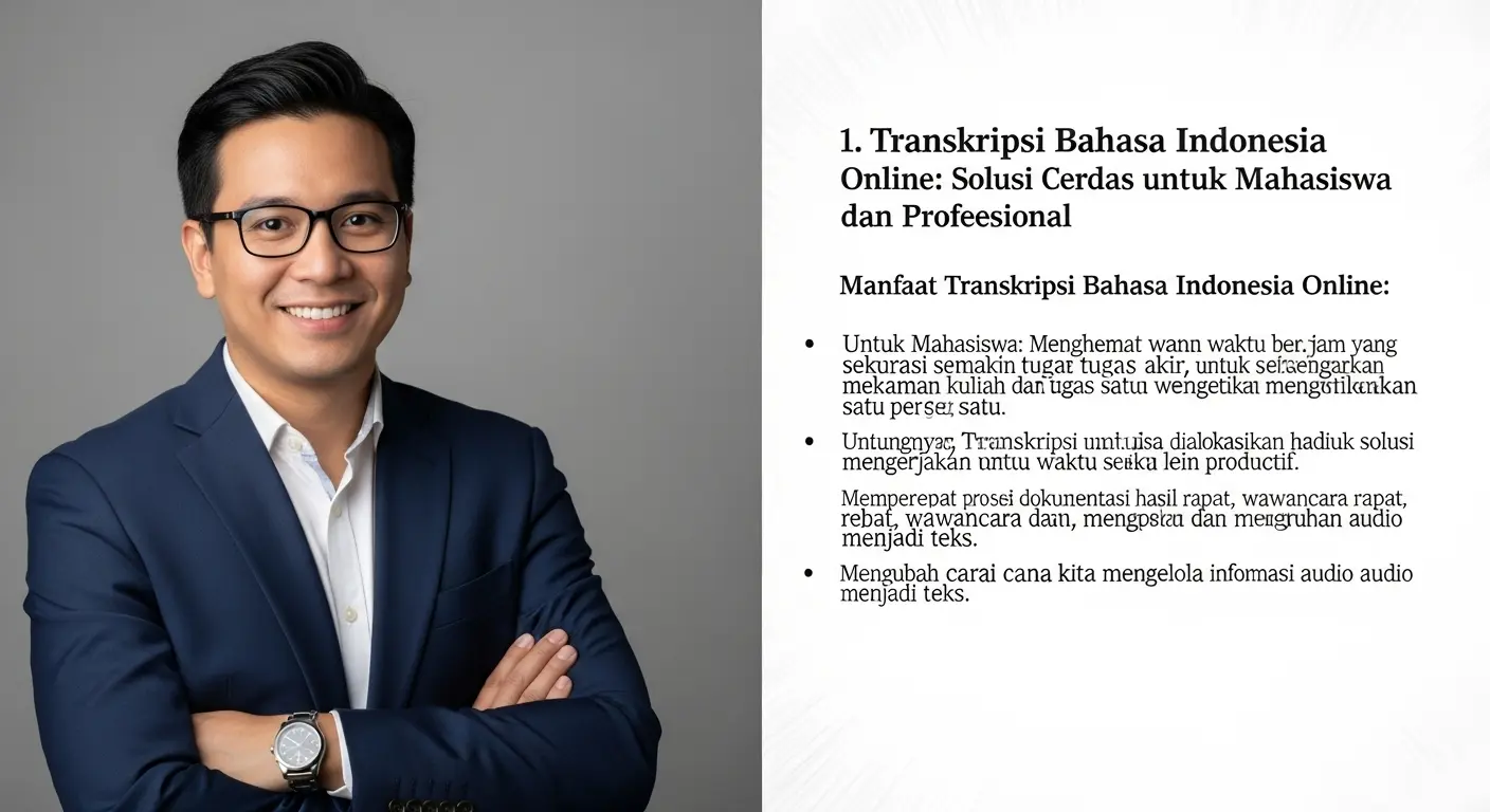 Transkripsi Bahasa Indonesia Online: Solusi Cerdas