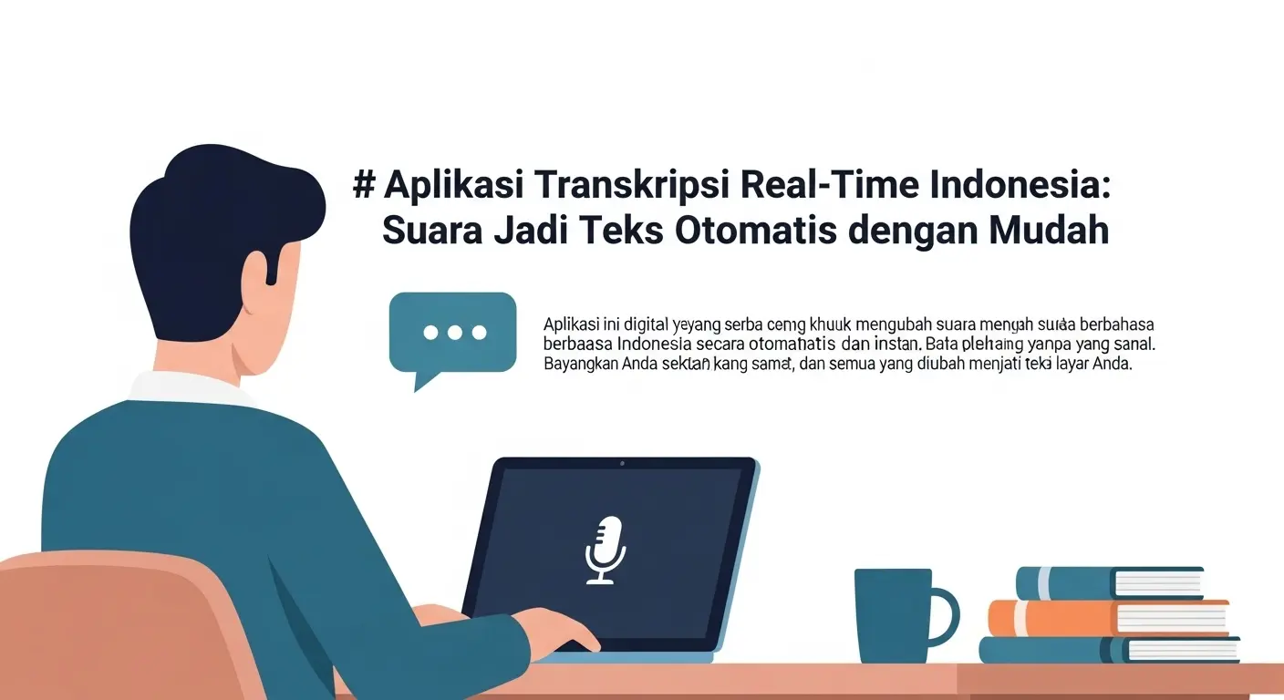 Aplikasi Transkripsi Real-Time Indonesia untuk Anda