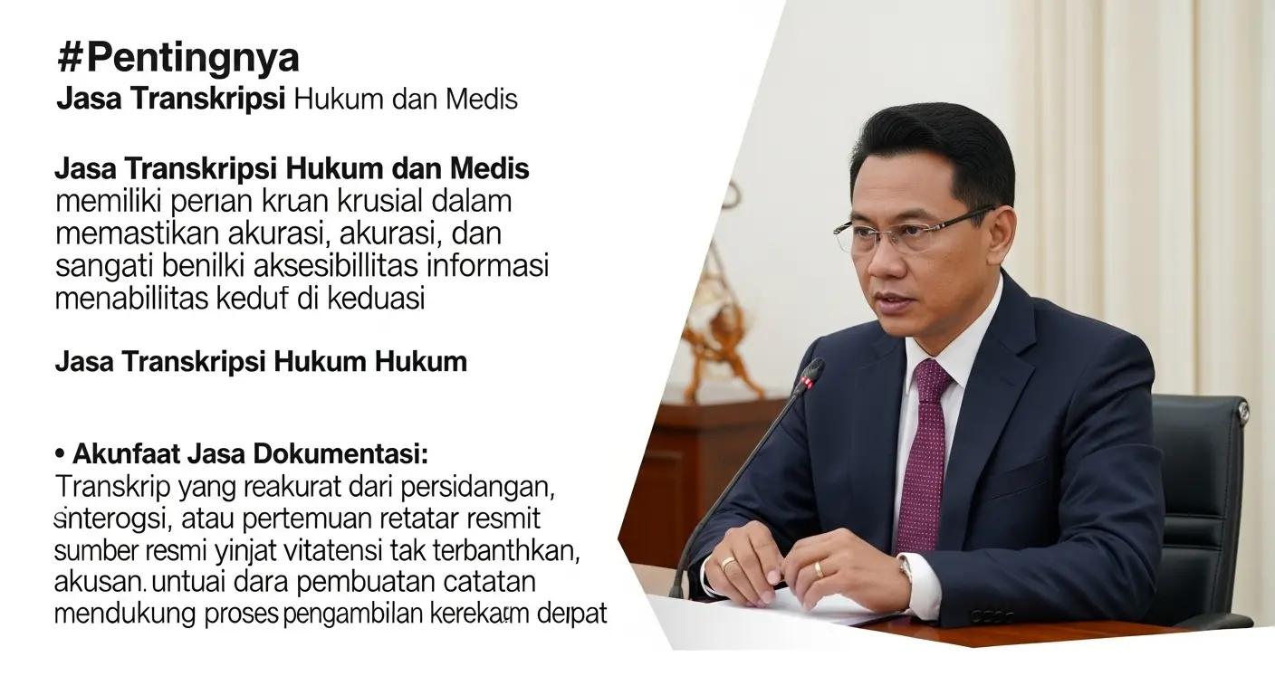 Pentingnya Jasa Transkripsi Hukum dan Medis