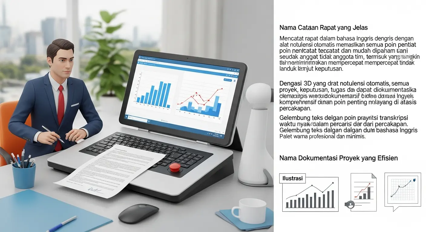 Mencatat Bahasa Inggris untuk Meningkatkan Produktivitas Kantor