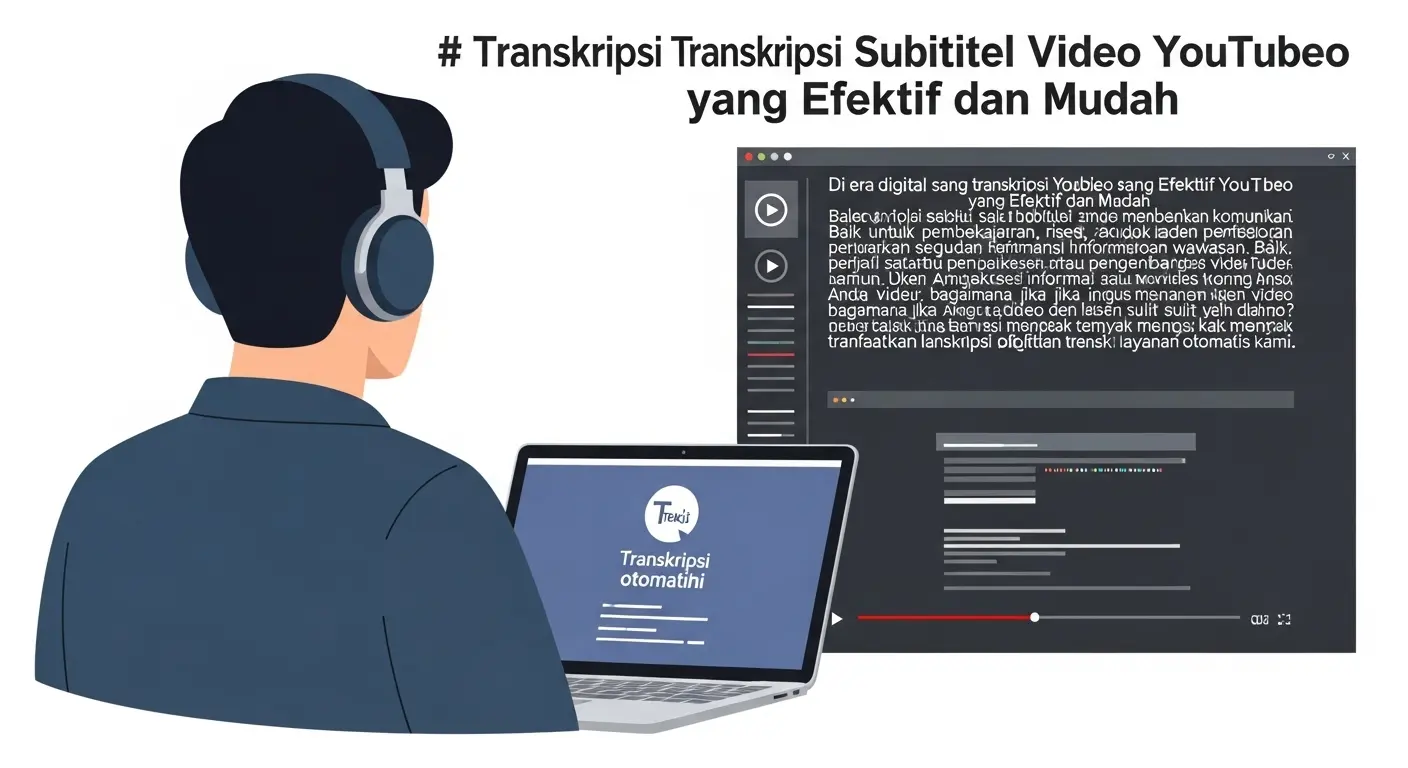 Transkripsi Subtitel Video YouTube yang Efektif dan Mudah