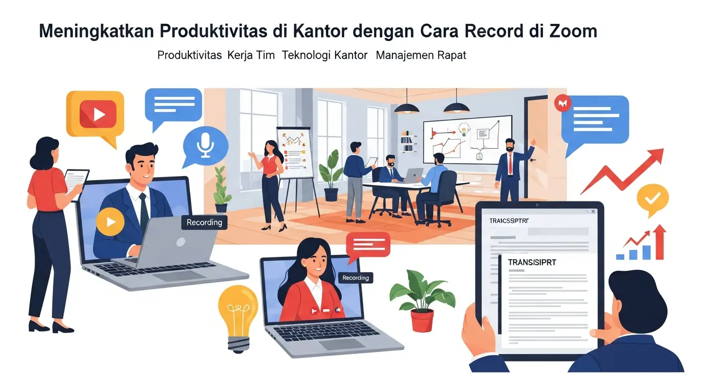 Meningkatkan Produktivitas di Kantor dengan Cara Record di Zoom