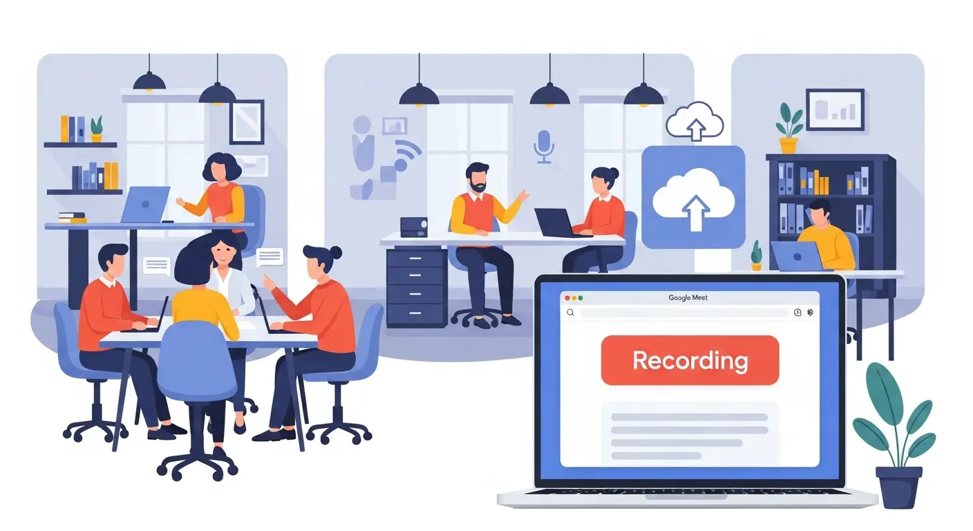Meningkatkan Produktivitas di Kantor dengan Perekaman Otomatis Google Meet