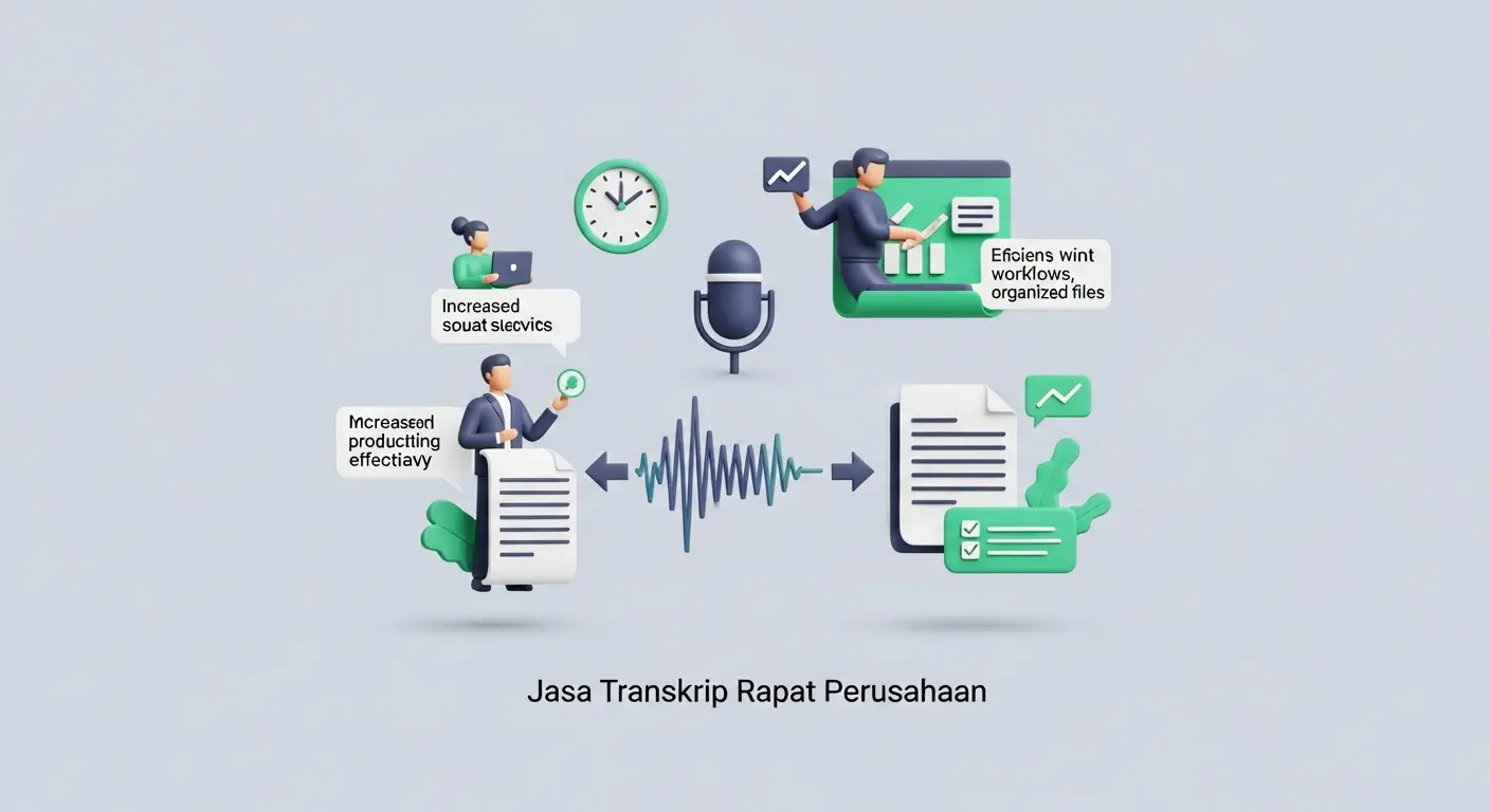 Jasa Transkrip Rapat Perusahaan: Solusi Cerdas untuk Efisiensi Kerja