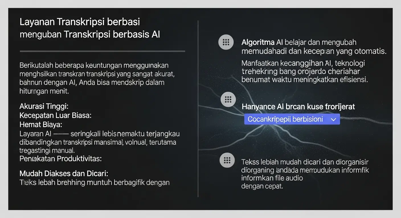 Layanan Transkripsi Berbasis AI: Mengubah Audio Menjadi Teks Secara Otomatis