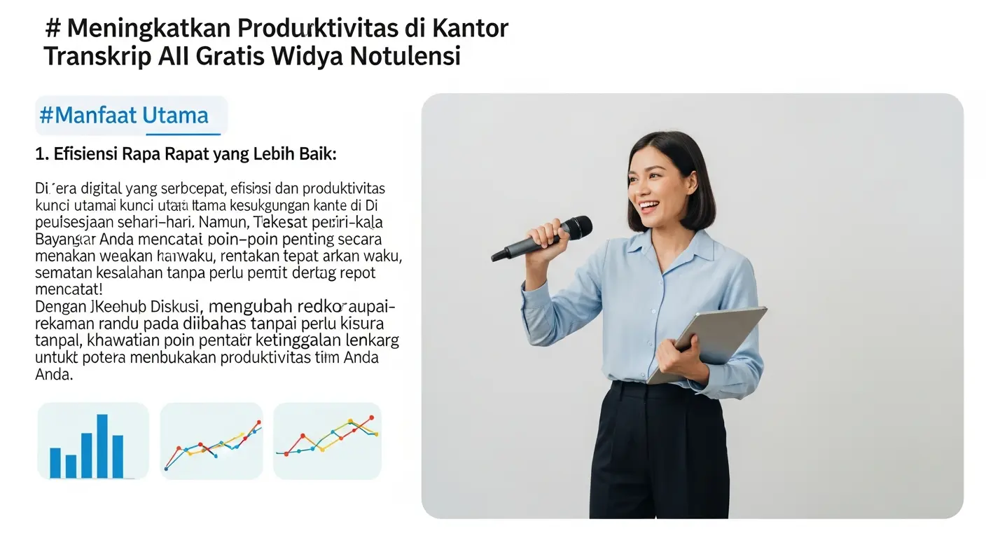 Meningkatkan Produktivitas di Kantor dengan Transkrip AI Gratis
