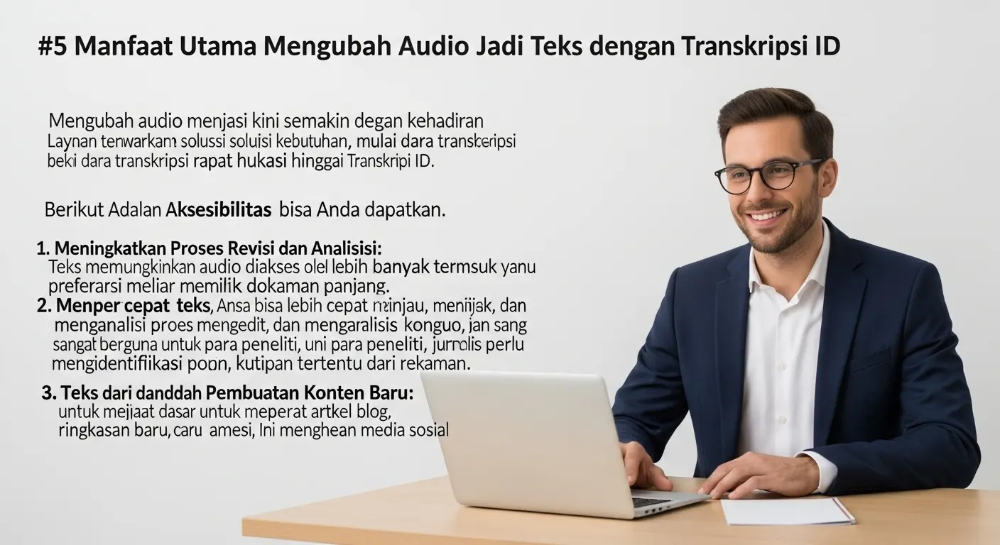 Upload Audio Jadi Teks Indonesia: Cara Praktis Mengubah Audio Menjadi Teks
