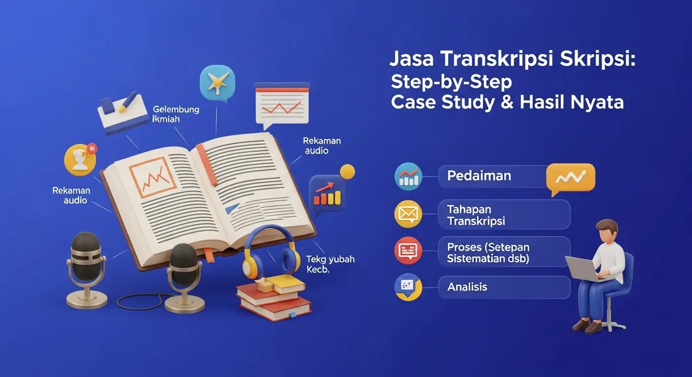 Jasa Transkripsi Skripsi: Step-by-Step Case Study & Hasil Nyata