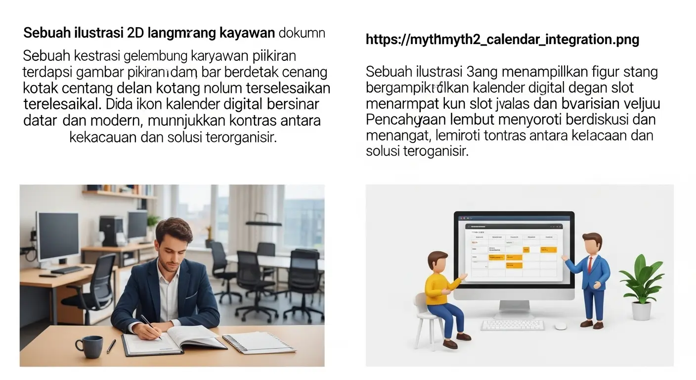 Mitos Seputar Produktivitas di Kantor dengan Integrasi Calendar