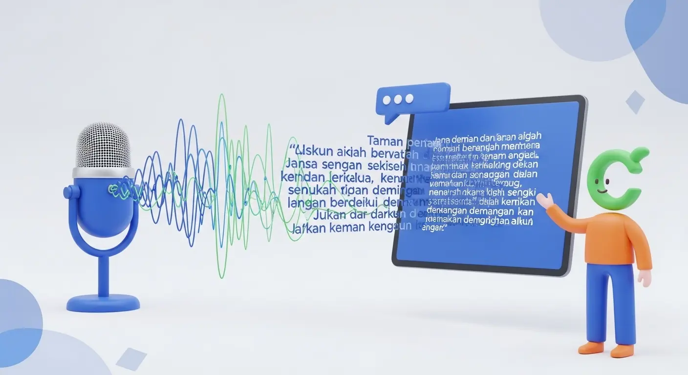 Konversi Audio ke Teks Bahasa Indonesia: Transformasi Mudah dan Efisien