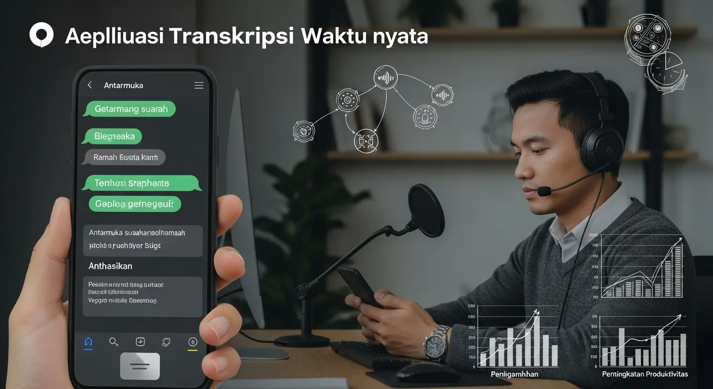 Aplikasi Transkripsi Realtime Indonesia untuk Meningkatkan Produktivitas