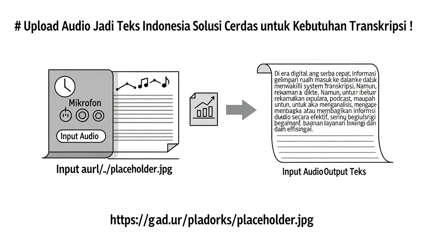Upload Audio Jadi Teks Indonesia: Solusi Cerdas untuk Kebutuhan Transkripsi