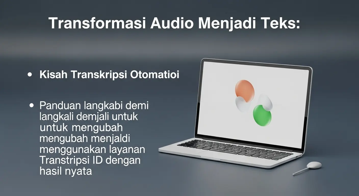 Transformasi Audio Menjadi Teks: Kisah Transkripsi Otomatis
