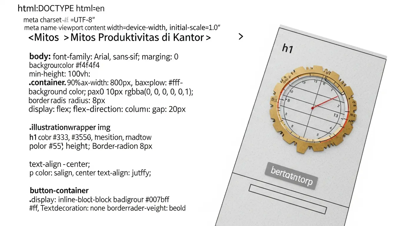 Mitos Produktivitas di Kantor: Notulensi Pertemuan Resmi