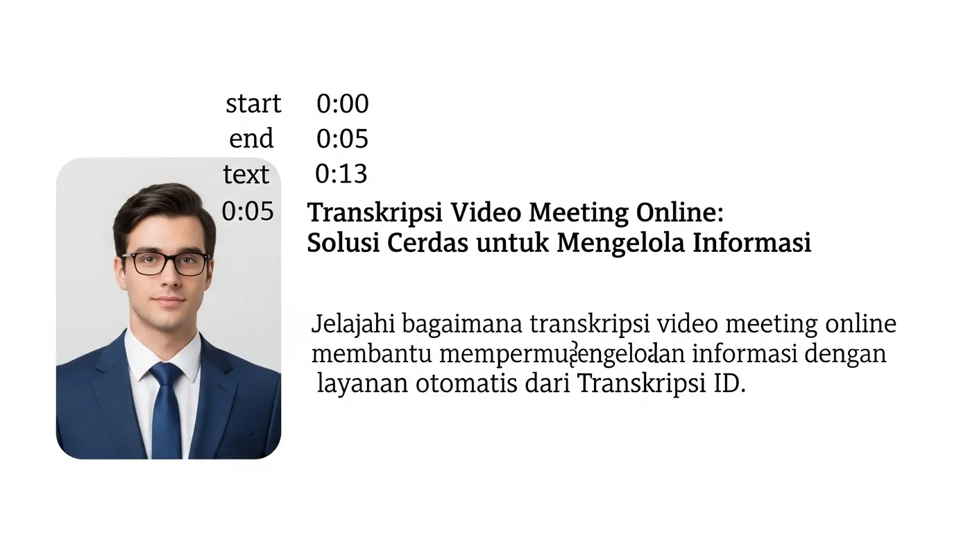 Transkripsi Video Meeting Online: Solusi Cerdas untuk Mengelola Informasi