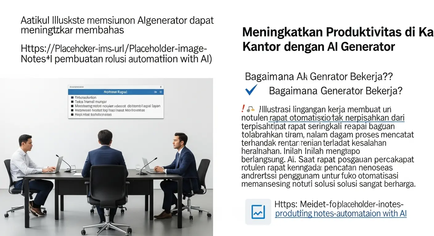 Meningkatkan Produktivitas di Kantor dengan AI Generator