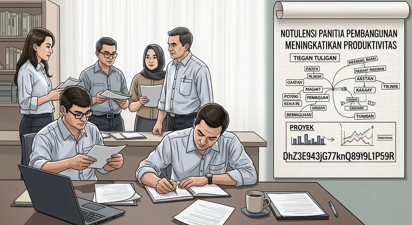 Notulensi Panitia Pembangunan: Meningkatkan Produktivitas