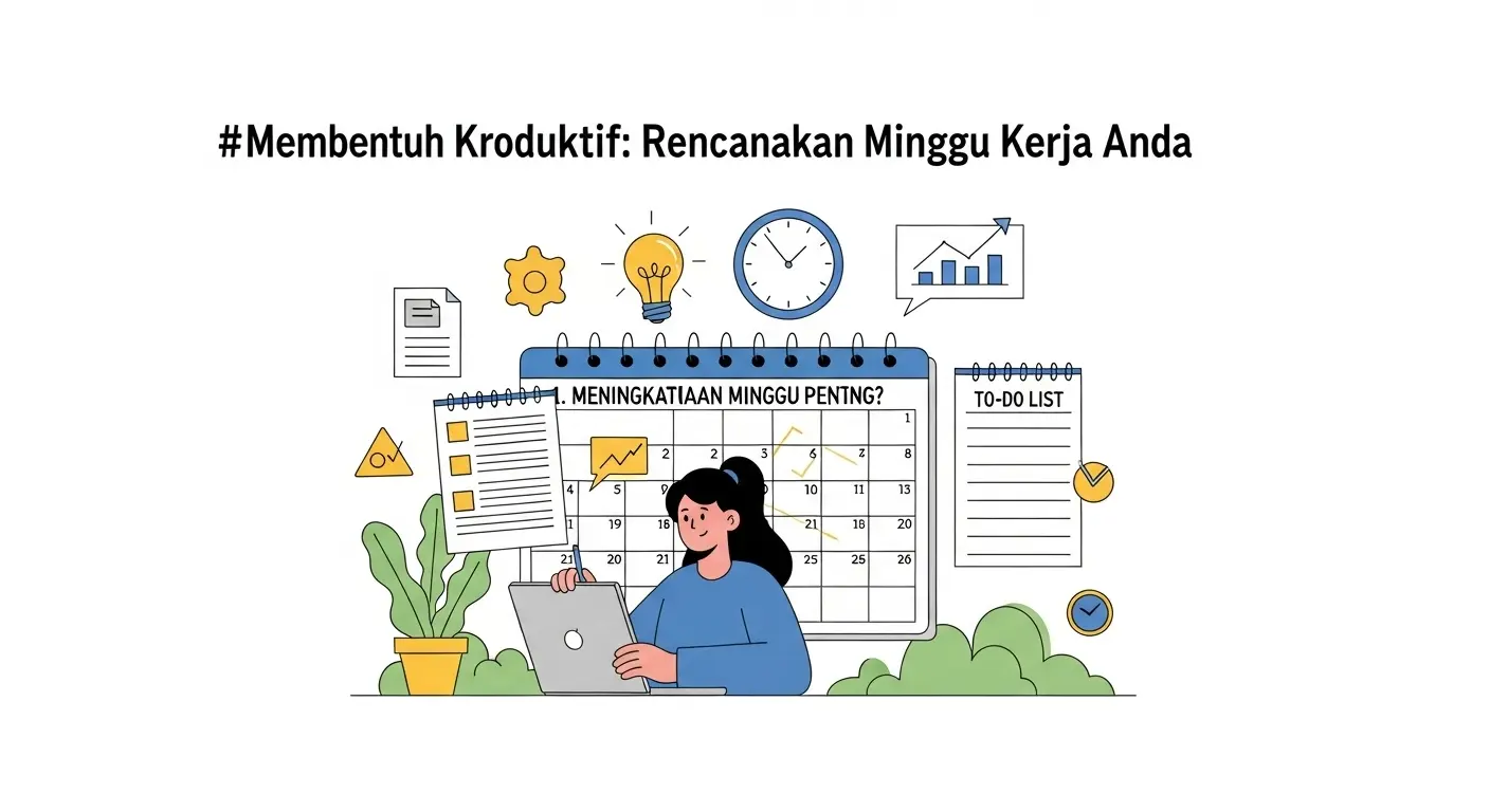 Membentuk Kebiasaan Produktif: Rencanakan Minggu Kerja Anda