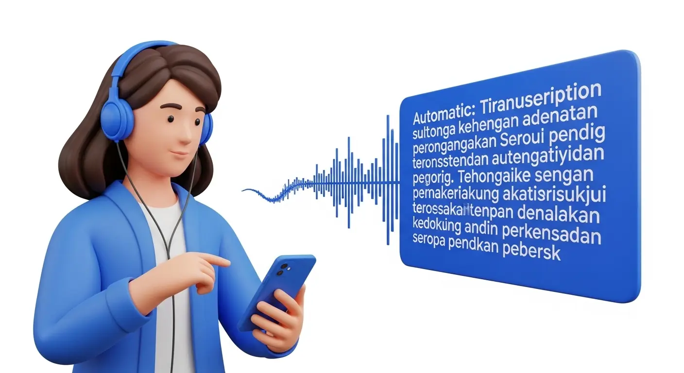 Transkripsi Otomatis Bahasa Indonesia: Solusi Mudah untuk Mencatat Audio