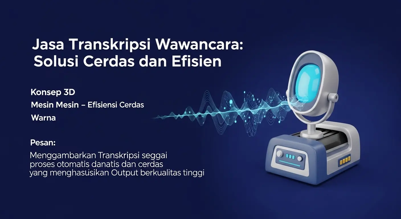 Jasa Transkripsi Wawancara: Solusi Cerdas dan Efisien