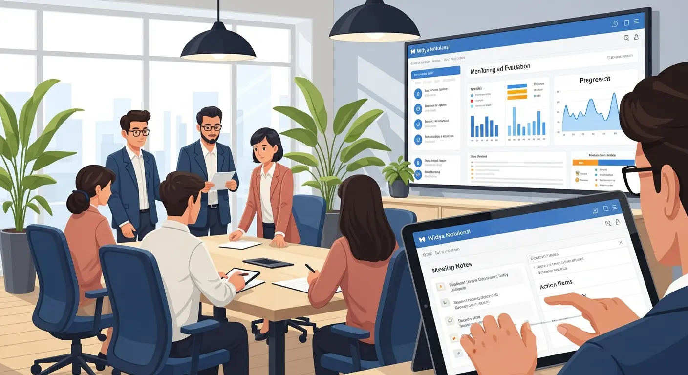 Peningkatan Produktivitas di Kantor Melalui Notulensi Monitoring dan Evaluasi