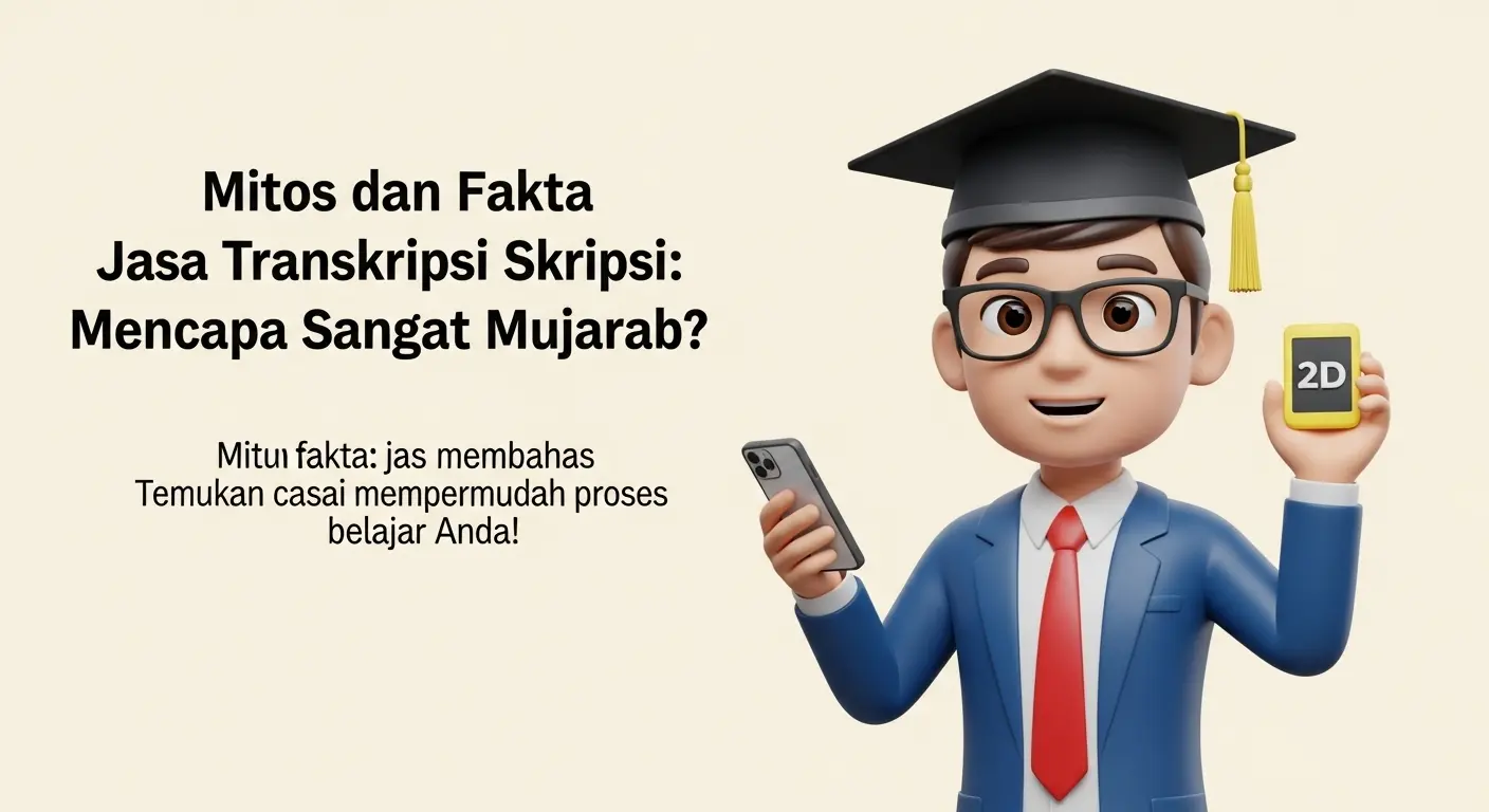 Mitos dan Fakta Jasa Transkripsi Skripsi: Mengapa Sangat Mujarab?