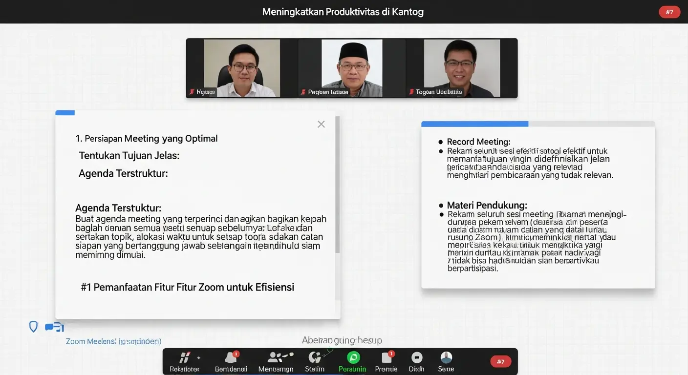 Meningkatkan Produktivitas di Kantor dengan Zoom Meeting Indonesia